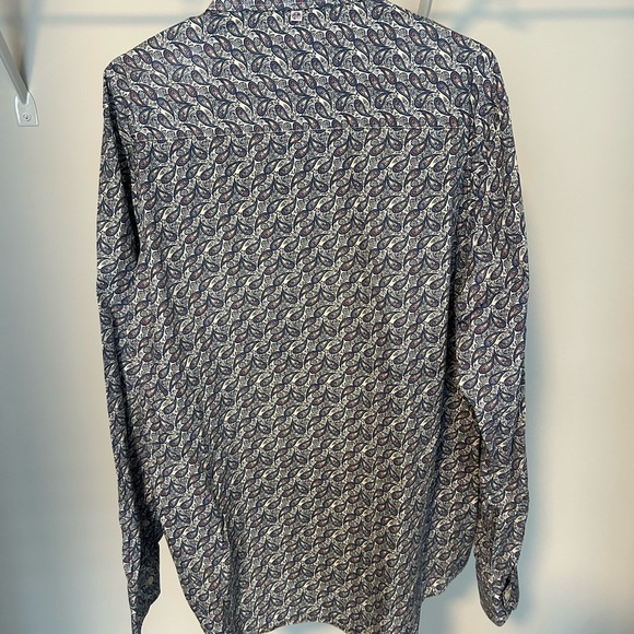 John Lennon Men's Multicolor Paisley Shirt - Picture 4 of 5